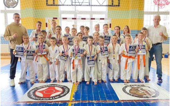 Гусевские каратисты взяли 36 призовых мест на областных соревнованиях в Полесске